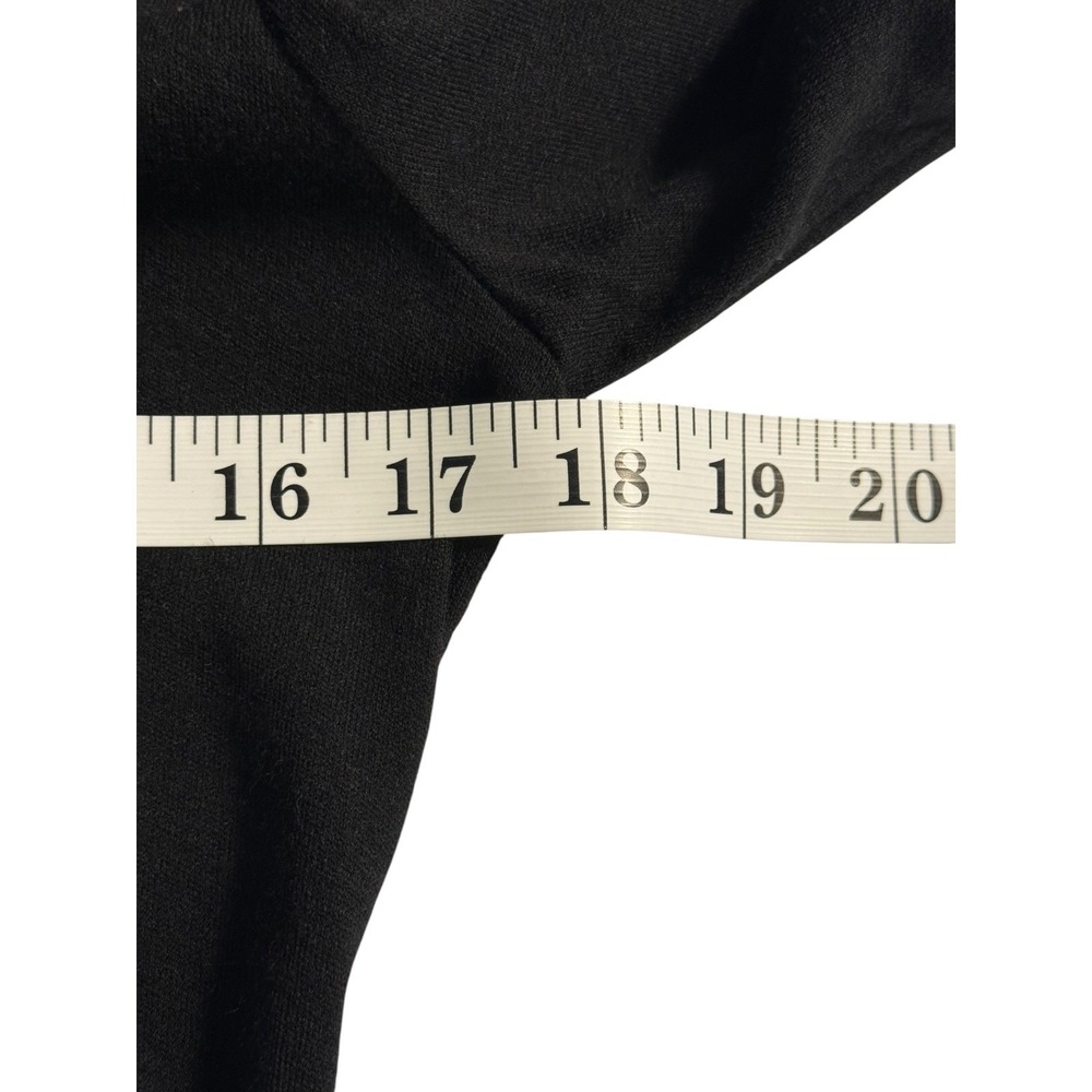 Madewell Turtleneck Long-Sleeve Top in Wool Cashmere Blend Black NY315 XL NEW - Picture 6 of 8
